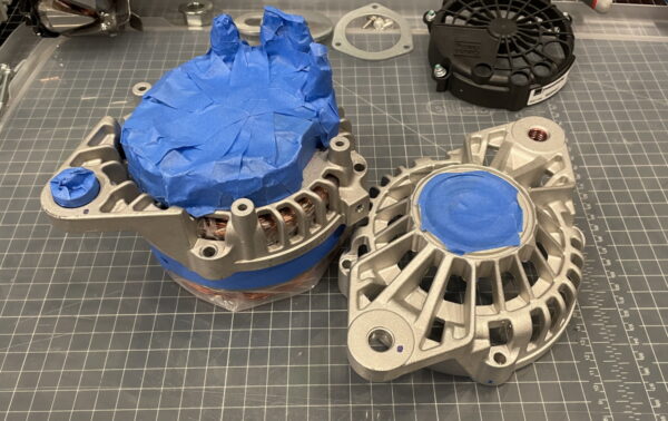 Delco Remy Alternator 24SI Disassembled