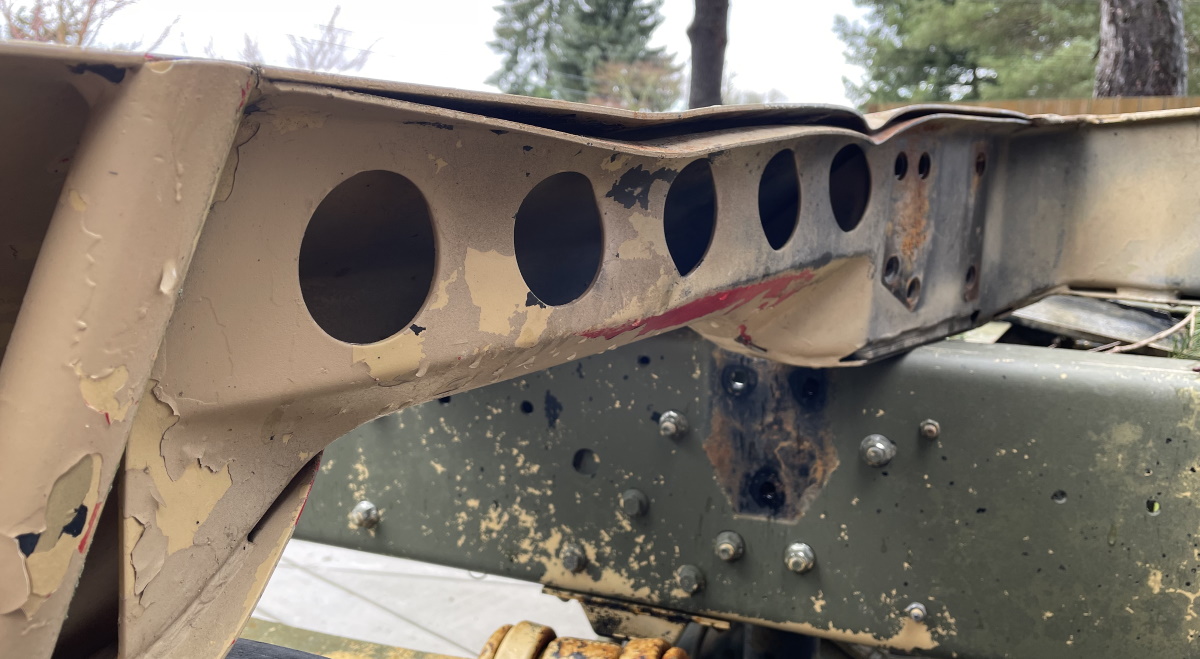 Dents in driver side bumper